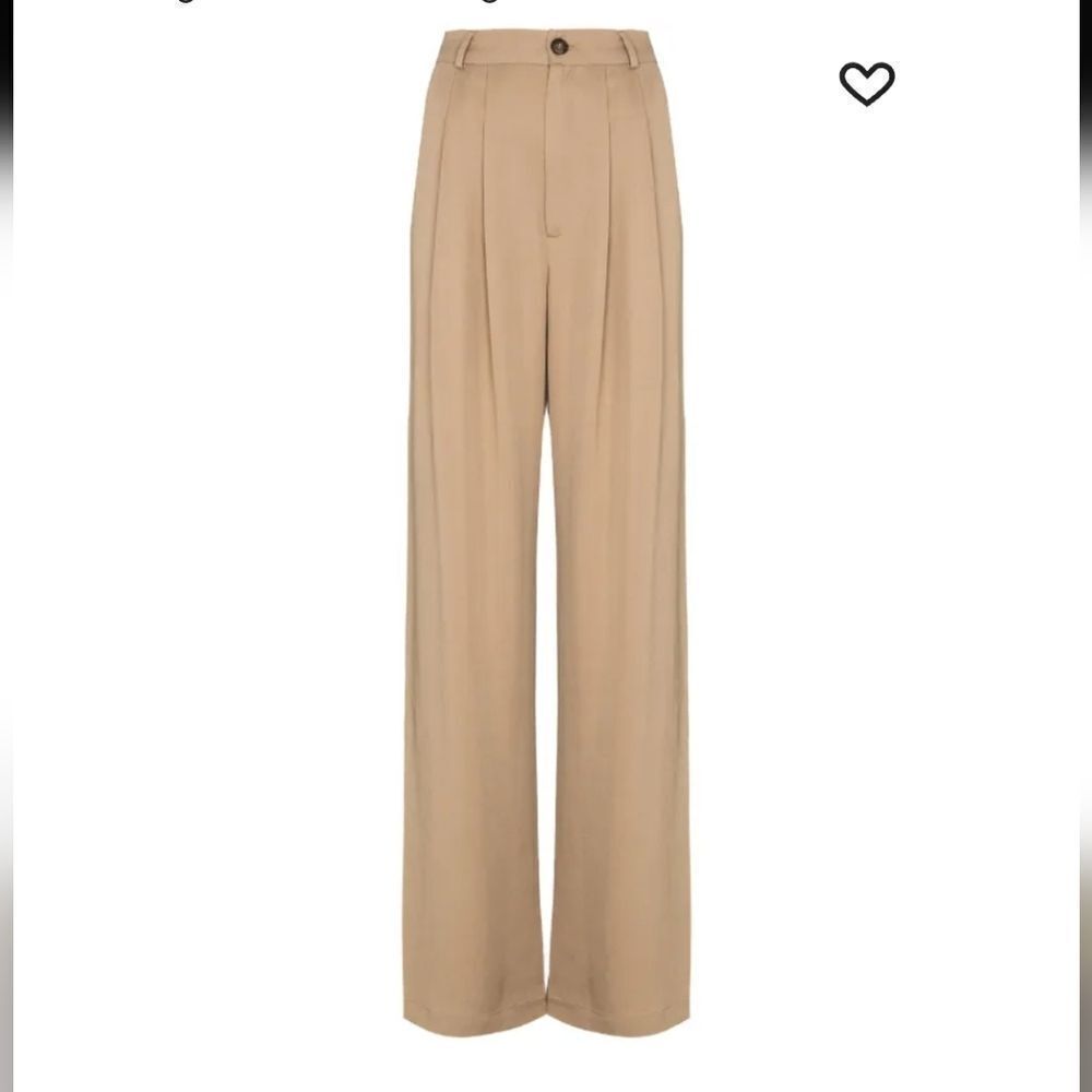 Reformation Mason High Waist Wide Leg Trouser Pants Size 8 - Picture 11 of 12